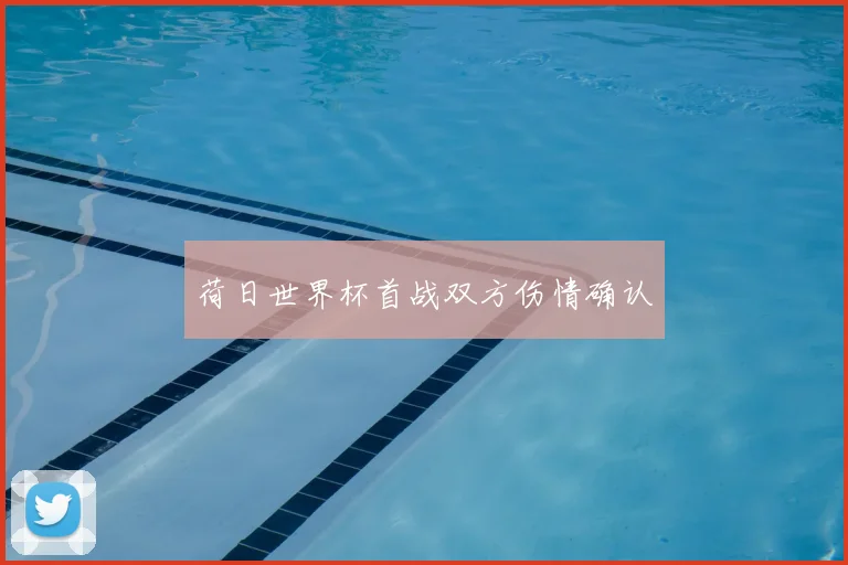荷日世界杯首战双方伤情确认
